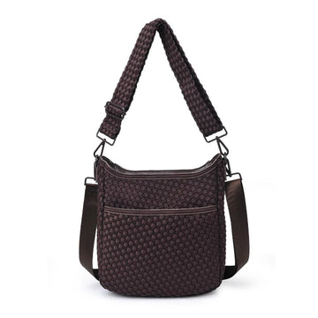 SOL AND SELENE SOL & SELENE Kismet Woven Neoprene Bag Chocloate