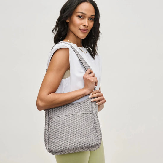 SOL AND SELENE SOL & SELENE Kismet Woven Neoprene Bag Fog