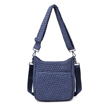 SOL AND SELENE SOL & SELENE Kismet Woven Neoprene Bag Denim