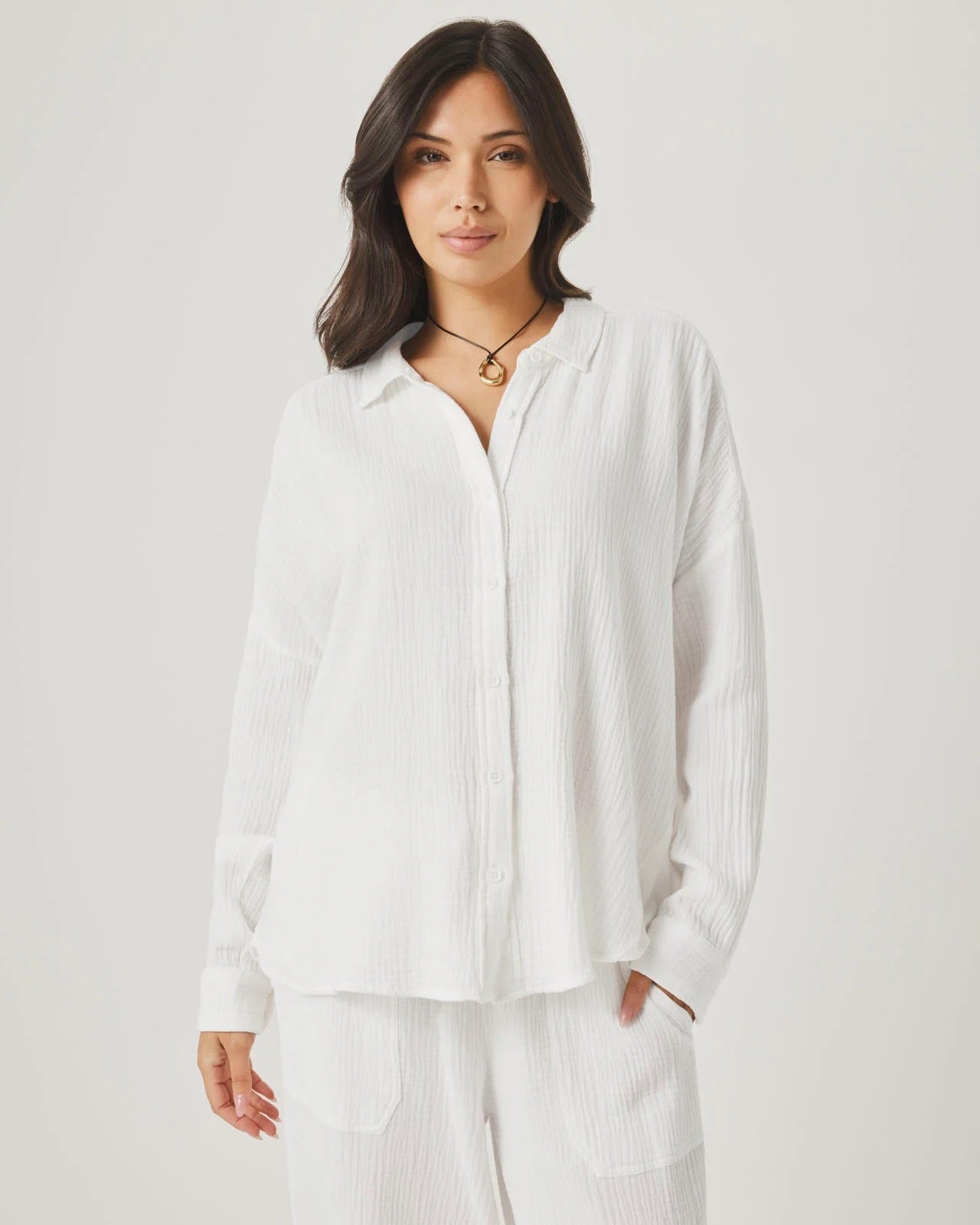SPLENDID SPLENDID Ava Gauze Shirt