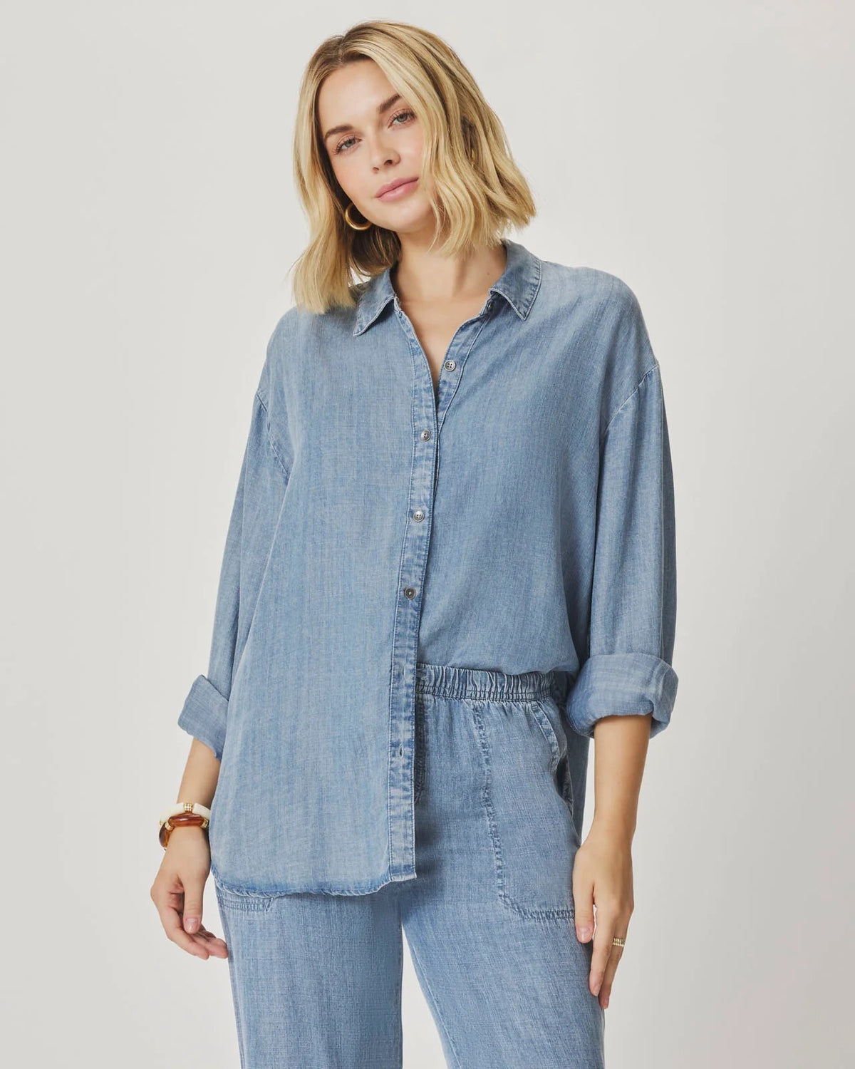 SPLENDID SPLENDID Indigo Oversized Shirt
