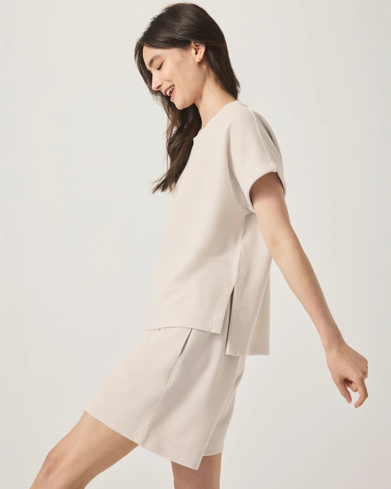 SPLENDID SPLENDID Waffle Scuba Sweat