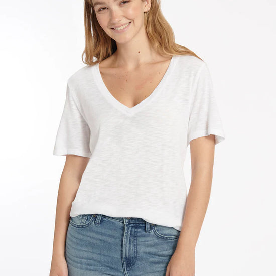 SPLENDID SPLENDID Everly Slub V-Neck Tee