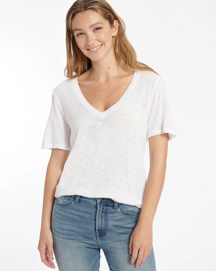 SPLENDID SPLENDID Everly Slub V-Neck Tee