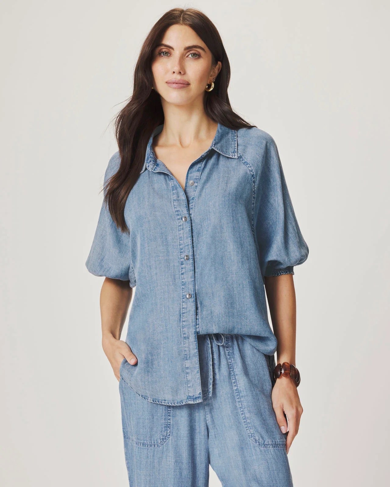 SPLENDID SPLENDID Talia Puff Sleeve Blouse