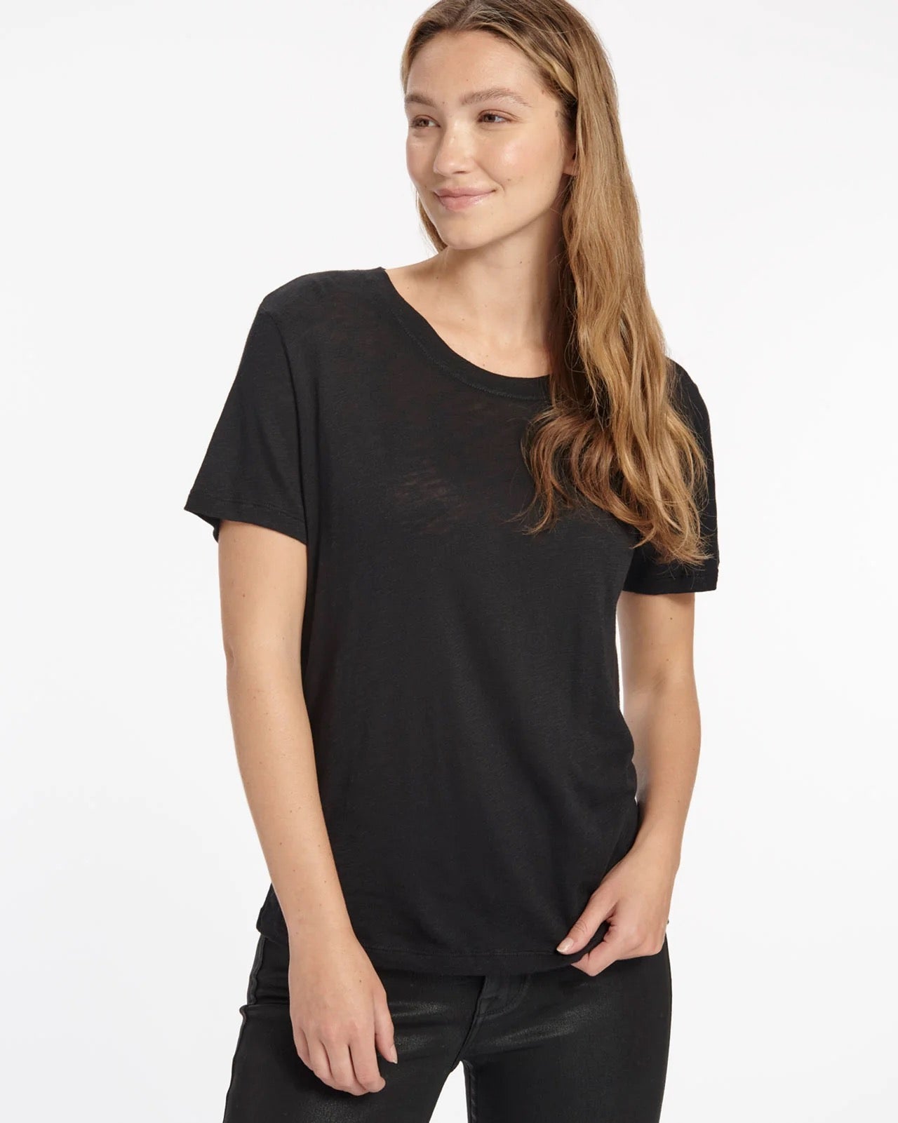 SPLENDID SPLENDID Zoe Slub Crew Tee