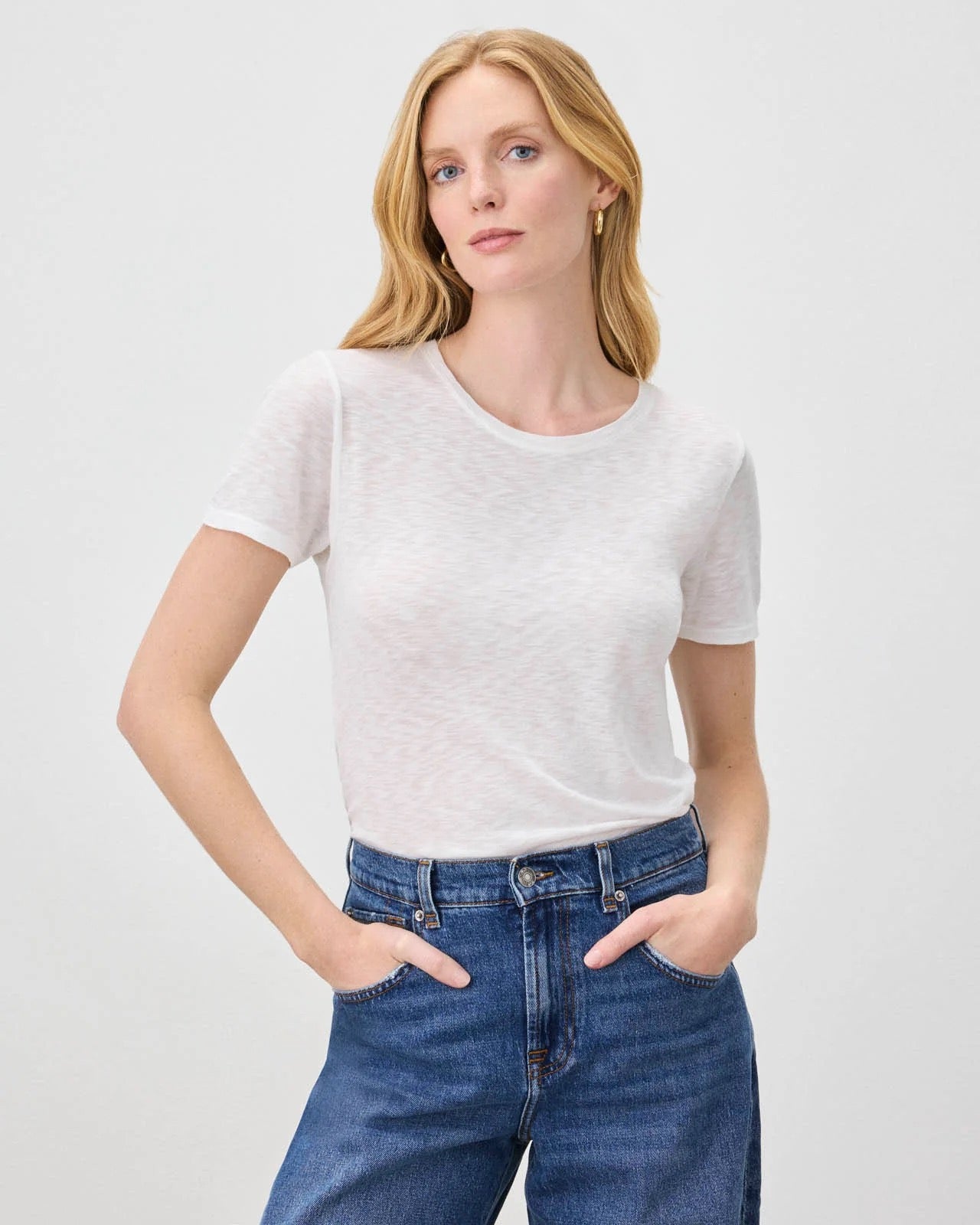 SPLENDID SPLENDID Zoe Slub Crew Tee