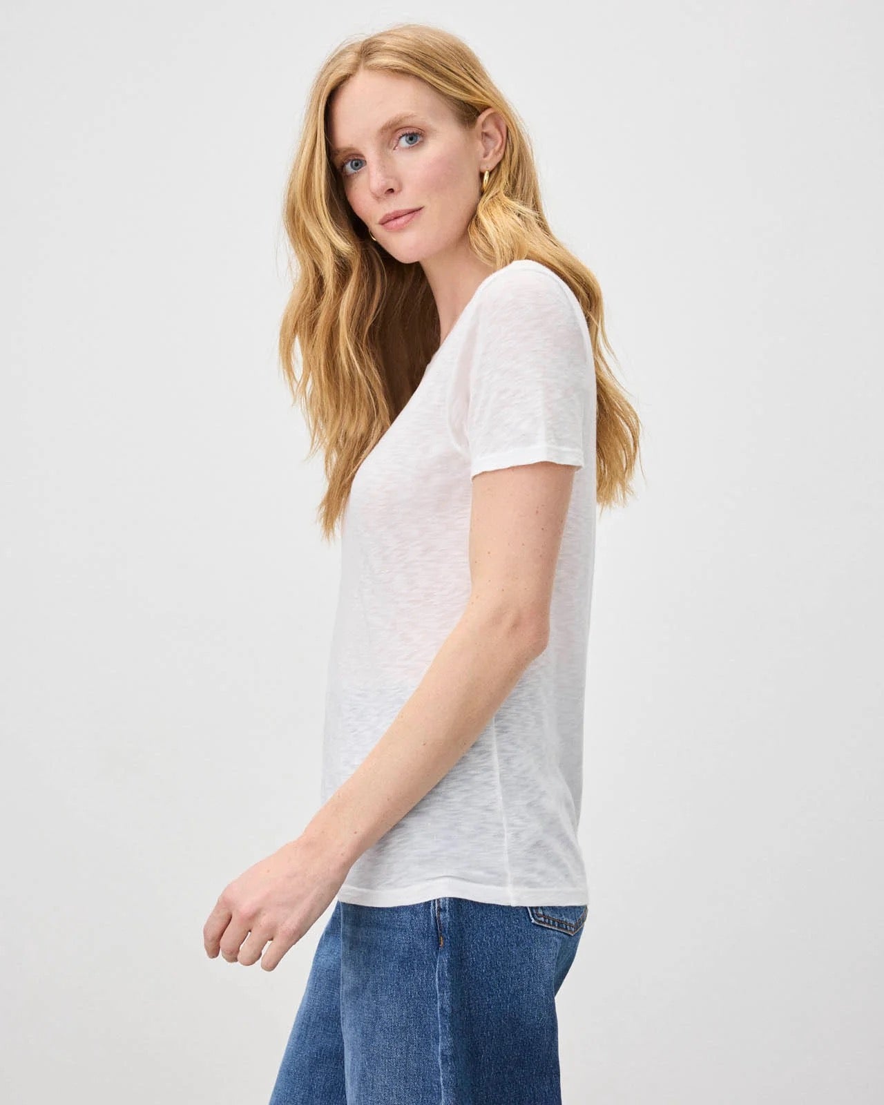 SPLENDID SPLENDID Zoe Slub Crew Tee