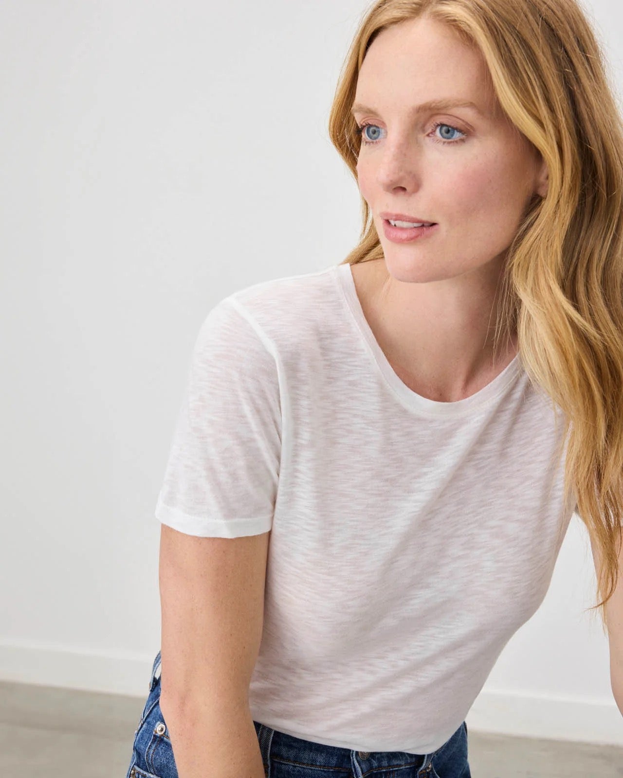 SPLENDID SPLENDID Zoe Slub Crew Tee