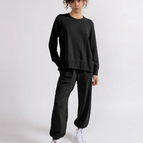 STATESIDE STATESIDE Softest Fleece Pocket Pant BLACK