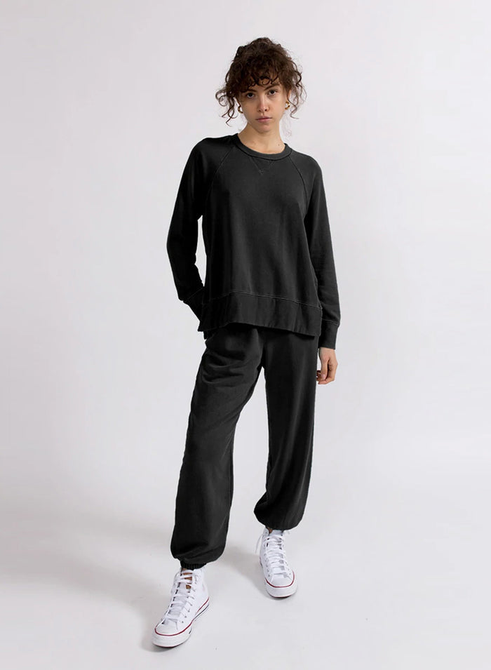 STATESIDE STATESIDE Softest Fleece Pocket Pant BLACK
