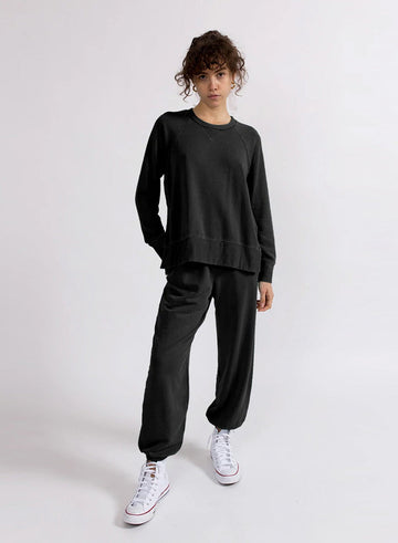 STATESIDE STATESIDE Softest Fleece Pocket Pant BLACK