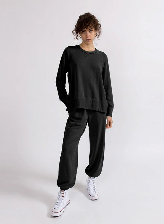 STATESIDE STATESIDE Softest Fleece Pocket Pant BLACK