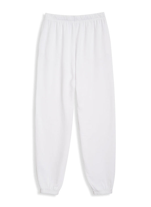 STATESIDE STATESIDE Softest Fleece Pocket Pant WHITE