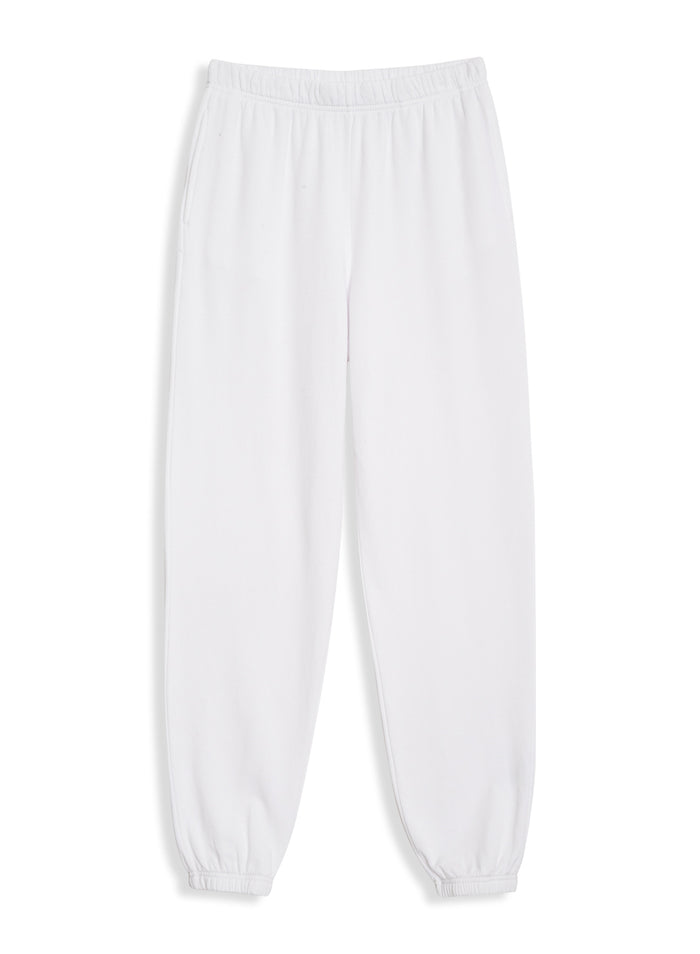 STATESIDE STATESIDE Softest Fleece Pocket Pant WHITE