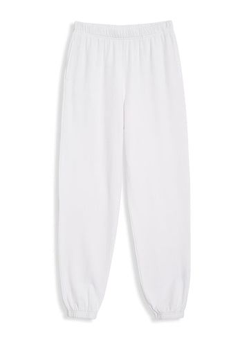 STATESIDE STATESIDE Softest Fleece Pocket Pant WHITE
