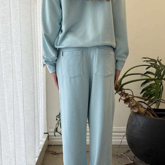STATESIDE STATESIDE Softest Fleece Drawstring Pant CRYSTAL BLUE