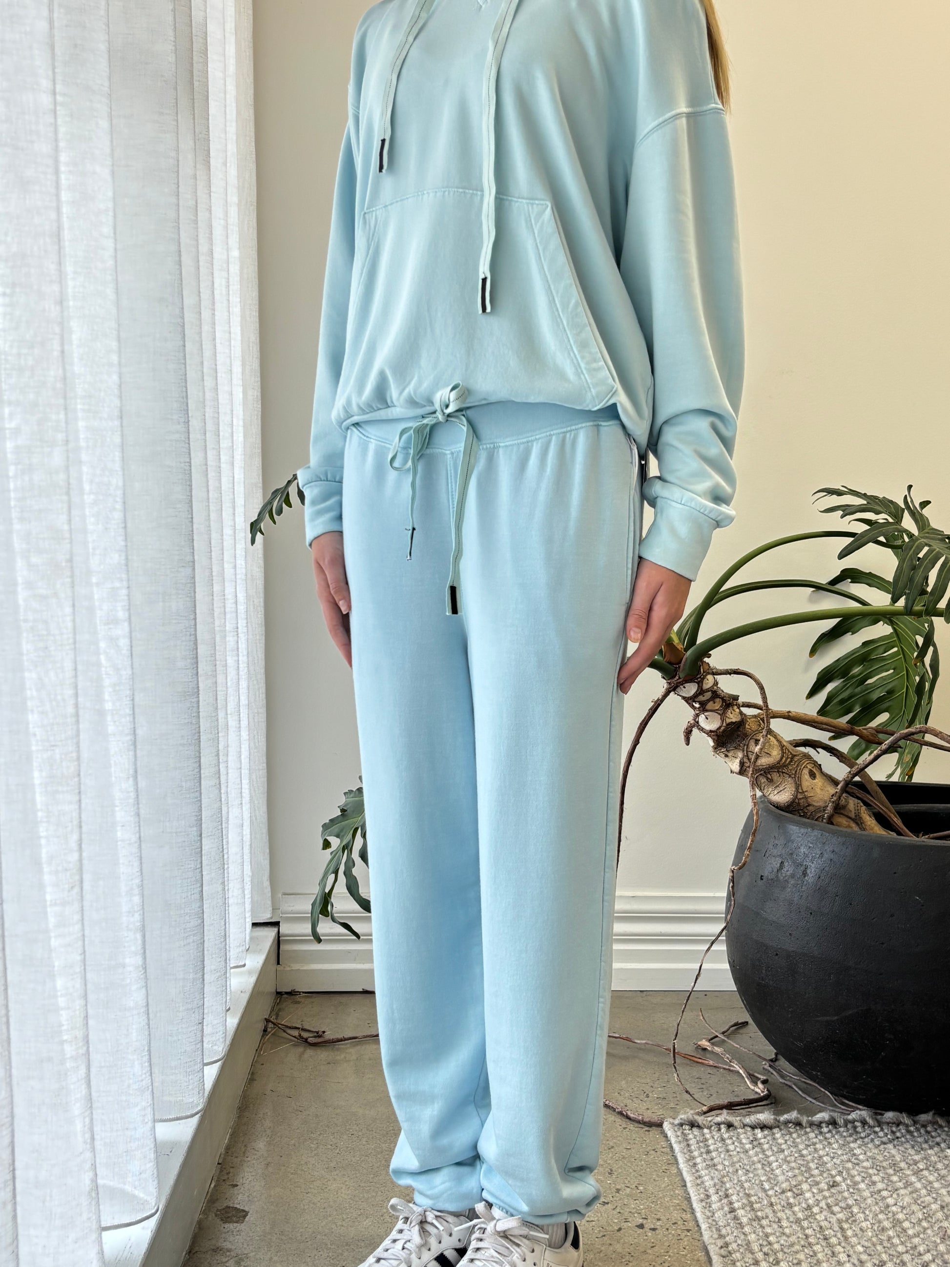 STATESIDE STATESIDE Softest Fleece Drawstring Pant CRYSTAL BLUE
