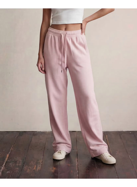 STATESIDE STATESIDE Softest Fleece Drawstring Trouser DUSTY PINK