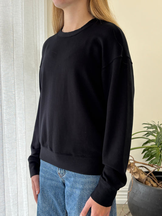 STATESIDE STATESIDE Softest Fleece Crew Pullover BLACK