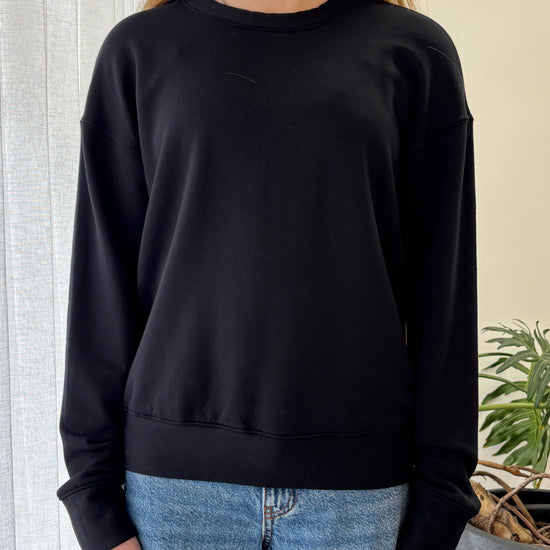 STATESIDE STATESIDE Softest Fleece Crew Pullover BLACK