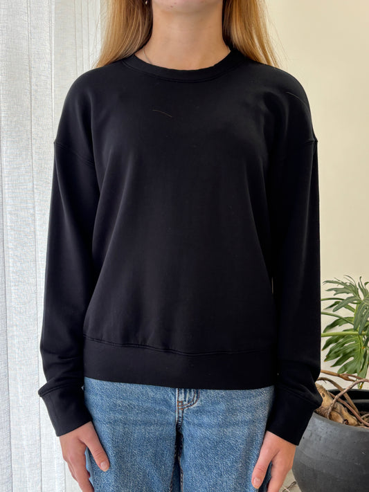 STATESIDE STATESIDE Softest Fleece Crew Pullover BLACK