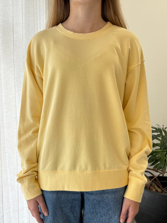 STATESIDE STATESIDE Softest Fleece Crew Pullover BUTTER YELLOW