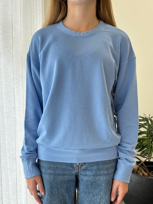 STATESIDE STATESIDE Softest Fleece Crew Pullover CORNFLOWER BLUE
