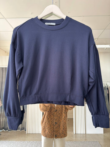 STATESIDE STATESIDE Softest Fleece Cropped Pullover