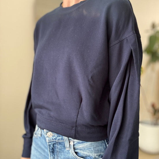STATESIDE STATESIDE Softest Fleece Cropped Pullover