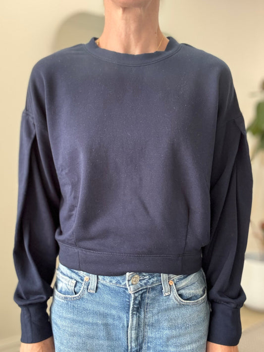 STATESIDE STATESIDE Softest Fleece Cropped Pullover