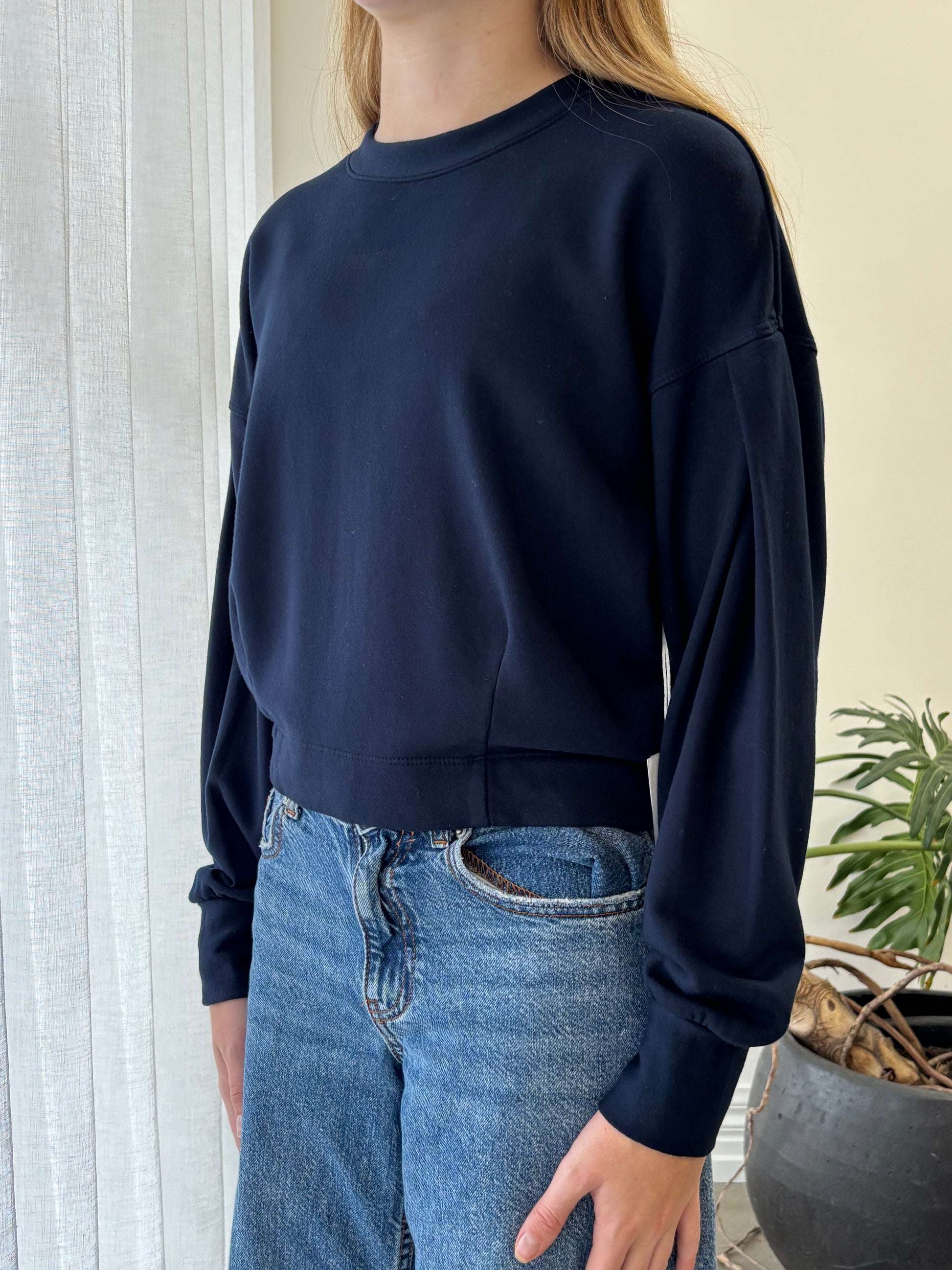 STATESIDE STATESIDE Softest Fleece Cropped Pullover