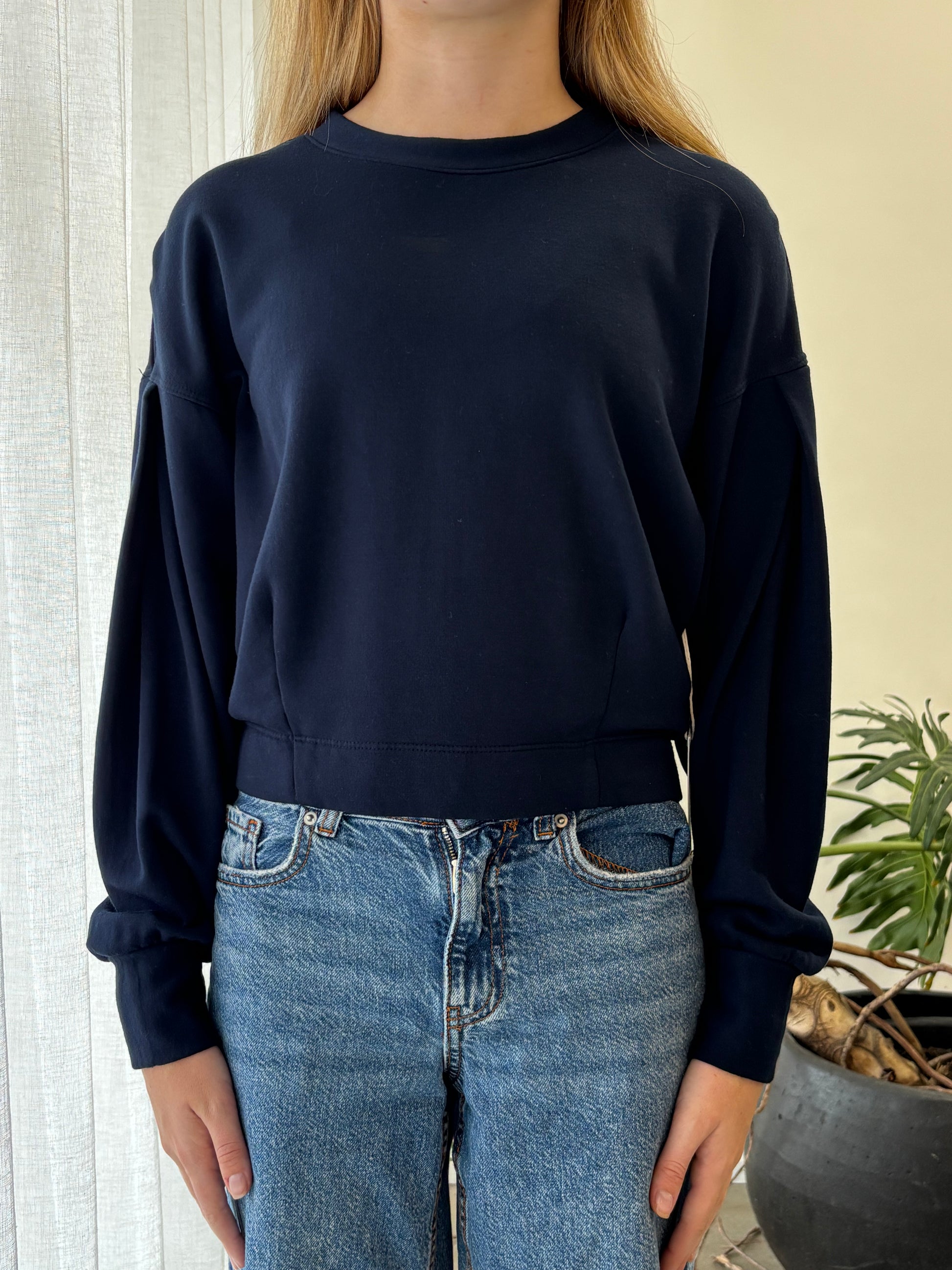STATESIDE STATESIDE Softest Fleece Cropped Pullover