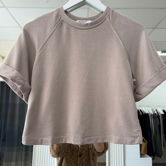 STATESIDE STATESIDE Softest Fleece Raglan Cropped Sweat