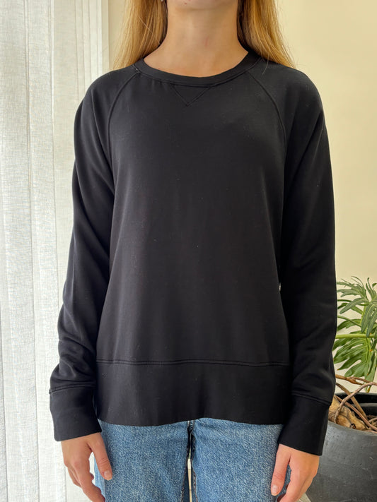 STATESIDE STATESIDE Softest Fleece Raglan Sweat BLACK
