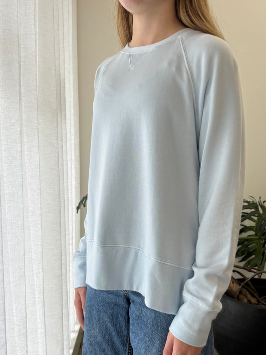 STATESIDE STATESIDE Softest Fleece Raglan Sweat BLUE HAZE