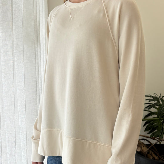 STATESIDE STATESIDE Softest Fleece Raglan Sweat CREAM