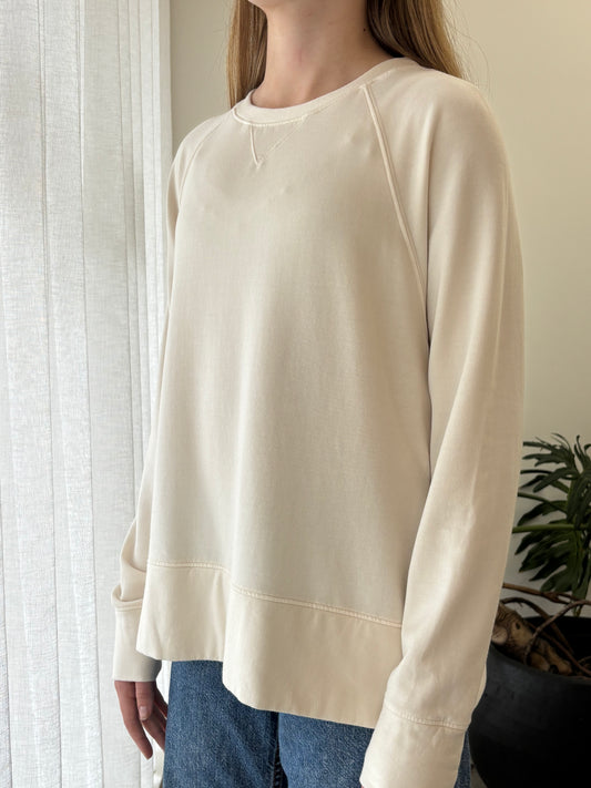 STATESIDE STATESIDE Softest Fleece Raglan Sweat CREAM
