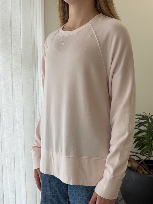 STATESIDE STATESIDE Softest Fleece Raglan Sweat ICE CREAM PINK