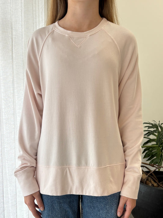 STATESIDE STATESIDE Softest Fleece Raglan Sweat ICE CREAM PINK