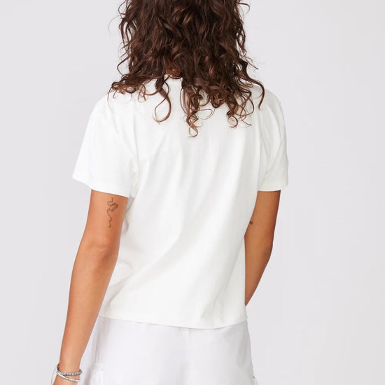 STATESIDE STATESIDE Cloud Jersey S/S Crew Tee WHITE