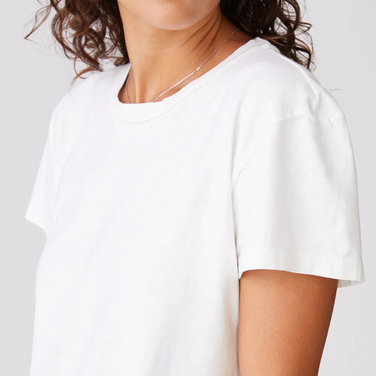 STATESIDE STATESIDE Cloud Jersey S/S Crew Tee WHITE