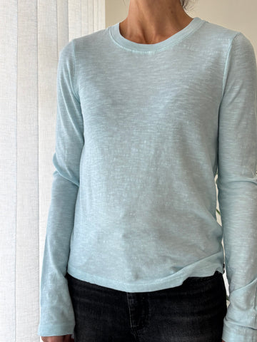 STATESIDE STATESIDE Supima L/S Crew Tee Baby Blue