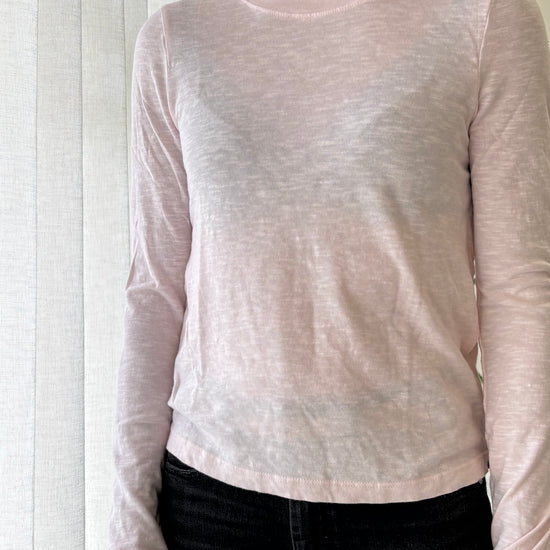 STATESIDE STATESIDE Supima L/S Crew Tee Ballet Pink