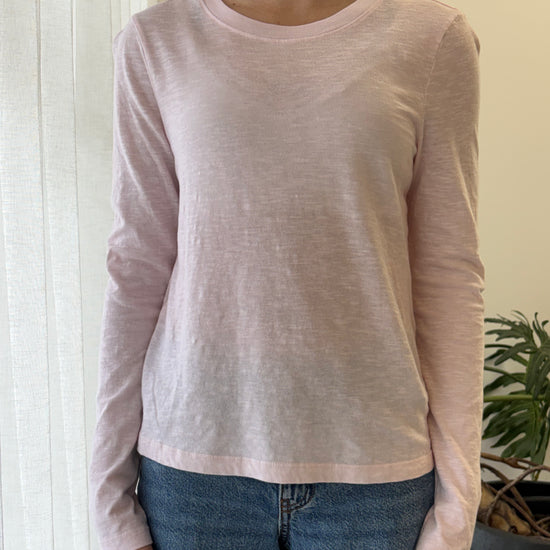 STATESIDE STATESIDE Supima L/S Crew Tee Ballet Pink