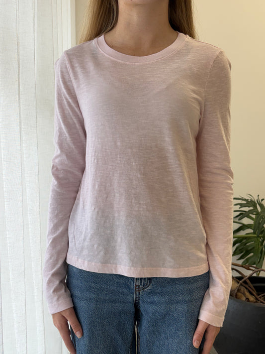 STATESIDE STATESIDE Supima L/S Crew Tee Ballet Pink
