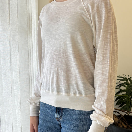 STATESIDE STATESIDE Supima L/S Raglan Tee CREAM
