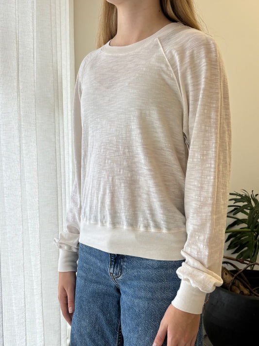 STATESIDE STATESIDE Supima L/S Raglan Tee CREAM