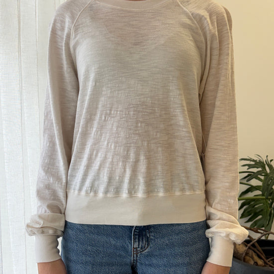 STATESIDE STATESIDE Supima L/S Raglan Tee CREAM