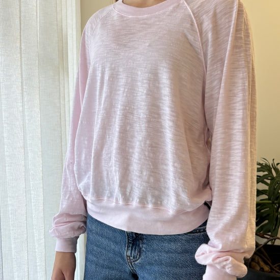 STATESIDE STATESIDE Supima L/S Raglan Tee ICE CREAM PINK